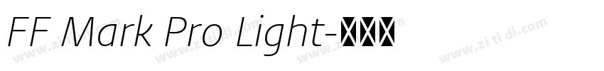 FF Mark Pro Light字体转换